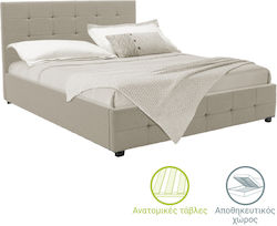 Roi Übergröße Stauraum für Matratze 160x200cm Ecru
