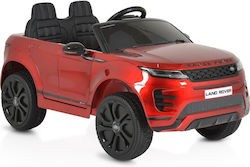 Детска Електрическа Кола Едноместен с Дистанционно управление Лицензиран Range Rover Evoque 12 волта Червен