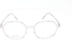 Gianni Venturi Transparent Feminin Plastic Rame ochelari 9374-3