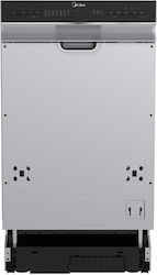 Midea Εντοιχιζόμενο για 10 Σερβίτσια Π44.8xY81.5εκ. WMDWES1033DB-W