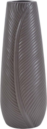 Ankor Βάζο Κεραμικό Γκρι Φ17xΥ45.5cm