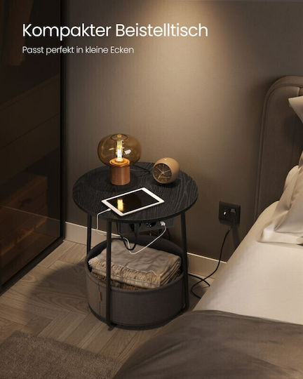 Βοηθητικό Τραπεζάκι Ebony Black / Slate Gray