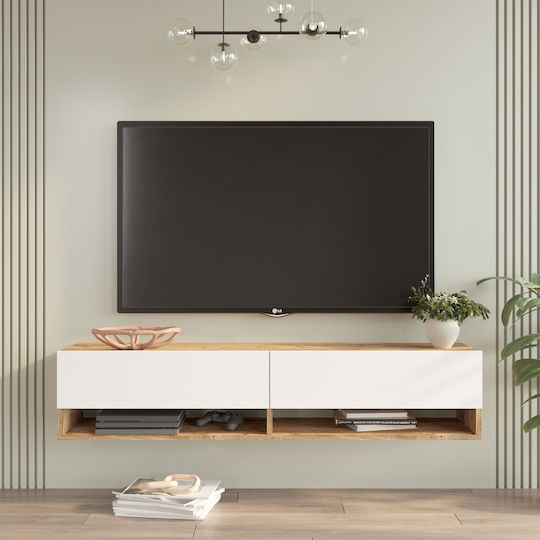 Solva Stand Montat Pe Perete Din Pin 140x31.6x29.6cm