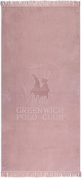 Greenwich Polo Club Πετσέτα-Παρεό Βαμβακερή Ροδί