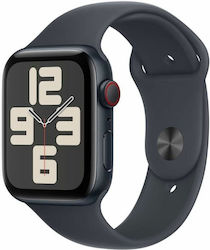 Apple Watch SE 2024 Cellular 44mm Mitternacht Sportarmband