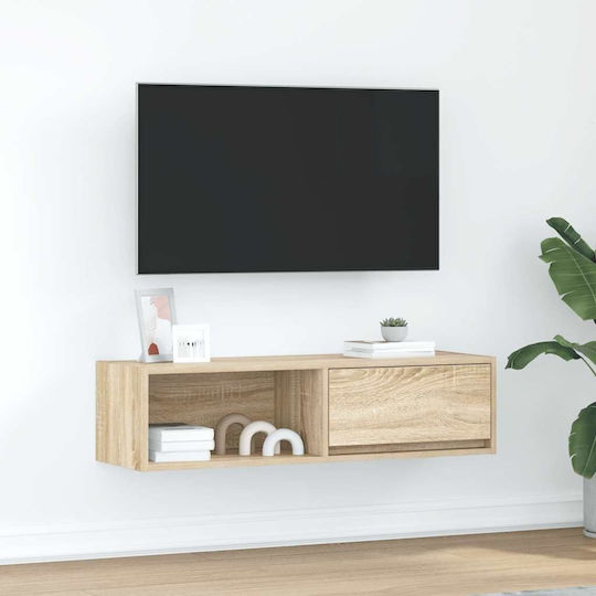 Έπιπλο TV Sonoma Καφέ 100x31x25.5εκ.