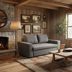 Aisha Doppelsitzer Sofa Sofa 176x102x91cm. Gray