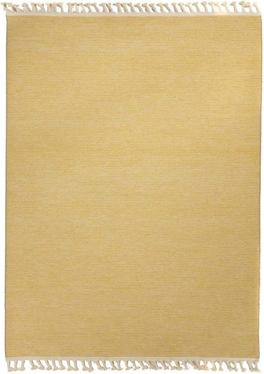Royal Carpet Emma 20 Sommer Synthetisch,Polyester/Cotton/Leather mit Fransen Yellow