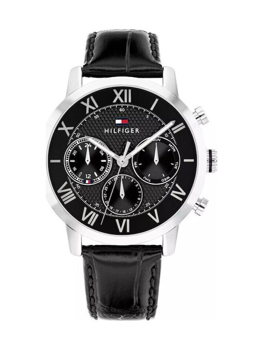 Tommy Hilfiger Watch Battery with Leather Strap