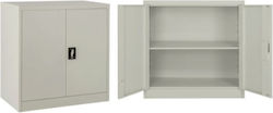 Δίφυλλη Lite Μεταλλική Γαλβανιζέ 90x40x90εκ.
