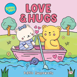 Sunny Vibes Love And Hugs Colouring Book