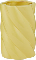 Butlers Βάζο Κεραμικό Fusilli Κίτρινο Y30cm