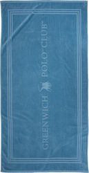 Greenwich Polo Club Πετσέτα Θαλάσσης Βαμβακερή Dusty Blue