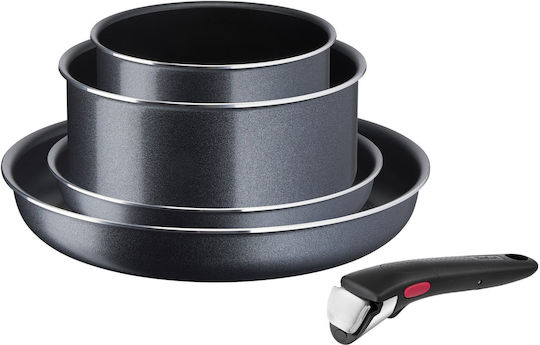 Tefal Ingenio Xl Force Σετ Τηγάνια από Αλουμίνιο 5τμχ