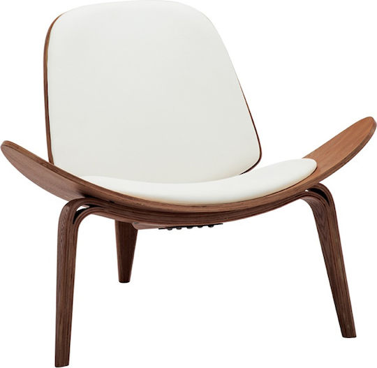 Πολυθρόνα Vilma 90x76.5x74.5cm Μπεζ