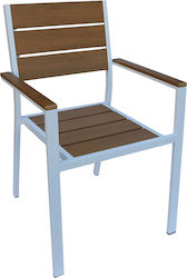 Gartenstühle Tobago Weiß/Karüde 55x55x86cm