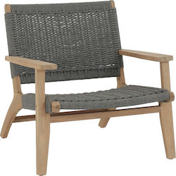 Πολυθρόνα Lounge Γκρι 78x62x67εκ.