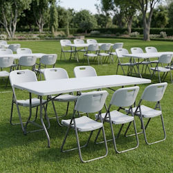 Catering Capri Λευκό Του Πάγου 45x50x88εκ.
