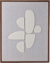 Estia Decorative Canvas Painting Fibra Wooden Frame 40x2,5x50cm