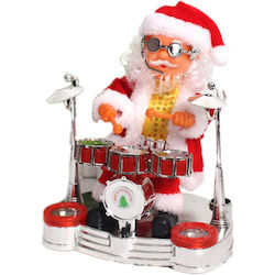 Weihnachtsmann mit Musikalisch 20x17cm