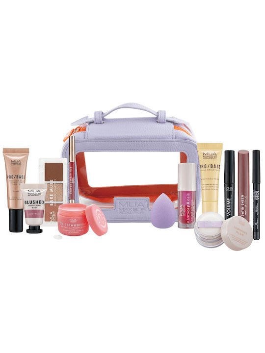 MUA Discovery Σετ Μακιγιάζ για Πρόσωπο, Μάτια & Χείλη με Νεσεσέρ 12τμχ