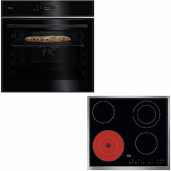AEG TX7PB63FSB/ORN64A02XB Aufsatzbackofen 72 l mit Keramikkochfeld B 59,6 cm Schwarz