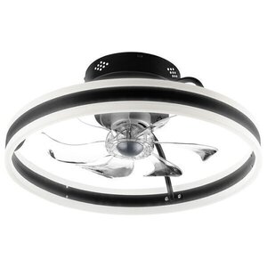 Life Halo 221-0349 Ανεμιστήρας Οροφής 50cm με Φως και Τηλεχειριστήριο Γκρι