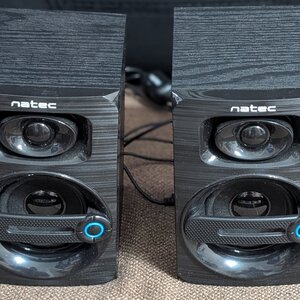 Natec Cougar Ηχεία Υπολογιστή 2.0 με Ισχύ 6W σε Μαύρο Χρώμα