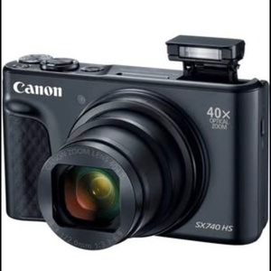 Canon PowerShot SX740 HS Lite Compact Φωτογραφική Μηχανή 20.3MP 4K UHD Οπτικού Ζουμ 40x Μαύρη
