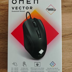 HP Omen Vector Essential Gaming Ποντίκι 7200 DPI Μαύρο