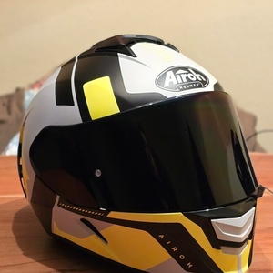 Airoh Spark Shogun Yellow Matt Κράνος Μηχανής Full Face 1520gr με Pinlock AIR000KRA338