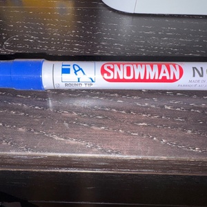 Snowman Ανεξίτηλος Μαρκαδόρος Μπλε 4mm 294001