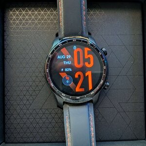 Ticwatch Pro 3 GPS Stainless Steel 48mm Αδιάβροχο Smartwatch με Παλμογράφο (Shadow Black)