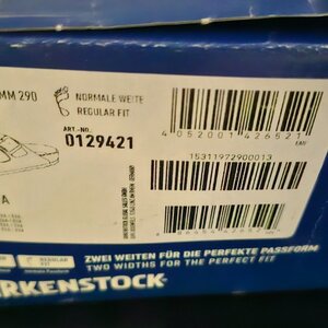 Birkenstock Bs Eva Arizona Eva Δερμάτινα Ανδρικά Σανδάλια σε Μαύρο Χρώμα Regular Fit 1294210