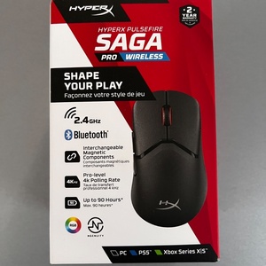 HyperX Pulsefire Saga Pro Ασύρματο RGB Gaming Ποντίκι 26000 DPI Μαύρο