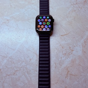 Apple Watch Series 10 Cellular Aluminium 42mm Αδιάβροχο με eSIM και Παλμογράφο (Jet Black Aluminium Case with Sport Band - S/M)