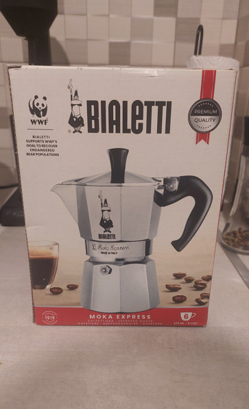 Bialetti Moka Express Μπρίκι Espresso 6cups Ασημί 0001163 Skoop