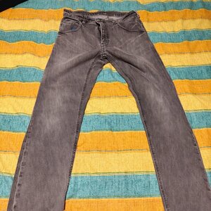adidas Firebird Adicolor Denim Pants Men's Jeans Pants with Regular Fit True Black JC6718