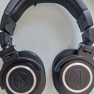 Audio Technica ATH-M50x Ενσύρματα Over Ear Ακουστικά Μαύρα
