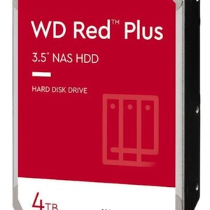 Western Digital Red Plus 4TB HDD Σκληρός Δίσκος 3.5" SATA III 5400rpm με 256MB Cache για NAS WD40EFPX
