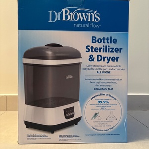 Dr. Brown's Ηλεκτρικός Βρεφικός Αποστειρωτής για 6 Μπιμπερό Μαύρο AC178