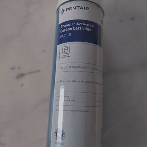 Pentair Ανταλλακτικό Φίλτρο Νερού Άνω και Κάτω Πάγκου από Ενεργό Άνθρακα 10" GAC-10 20 μm