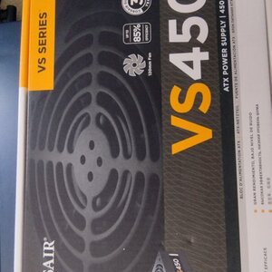 Corsair VS Series VS450 450W Τροφοδοτικό Υπολογιστή Full Wired 80 Plus Standard