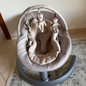 Nuna Χειροκίνητο Relax Μωρού Leaf Grow Granite για Παιδί έως 9kg