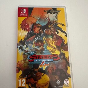 Streets Of Rage 4 Switch Game