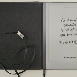 reMarkable 2 10.3" (8GB) με Marker Plus & Premium Leather Book Folio Grey