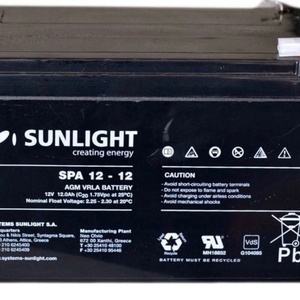 SunLight SPA 12-12 Μπαταρία UPS με Χωρητικότητα 12Ah και Τάση 12V 1τμχ