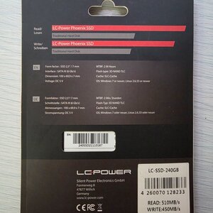 LC-Power Phoenix SSD 240GB τύπου 2.5'' με σύνδεση SATA III LC-SSD-240GB