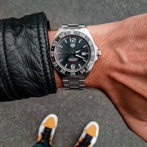 TAG Heuer Formula 1 Ανδρικό Ρολόι 43mm Αυτόματο με Ασημί Μεταλλικό Μπρασελέ WAZ2011.BA0842
