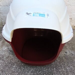 M-Pets Σπιτάκι Σκύλου Πλαστικό Igloo με Μόνωση Εσωτερικού Χώρου Μπλε 71x100x67cm
